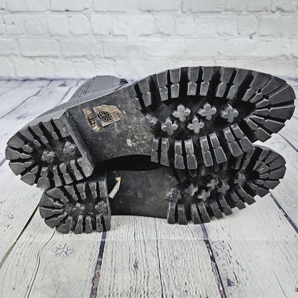 SENSO | Jackson laceup lugged sole moto combat boots - Picture 8 of 12